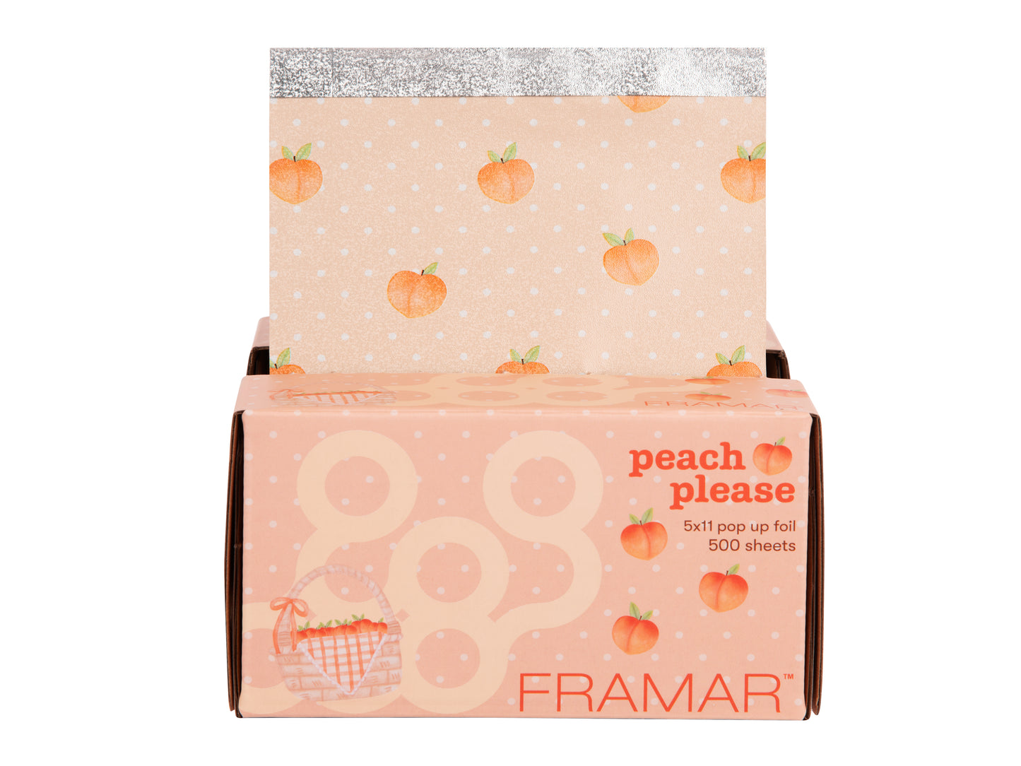 Framar Peach Please Pop Up Foil (500ct) 127 x 280mm (5x11)