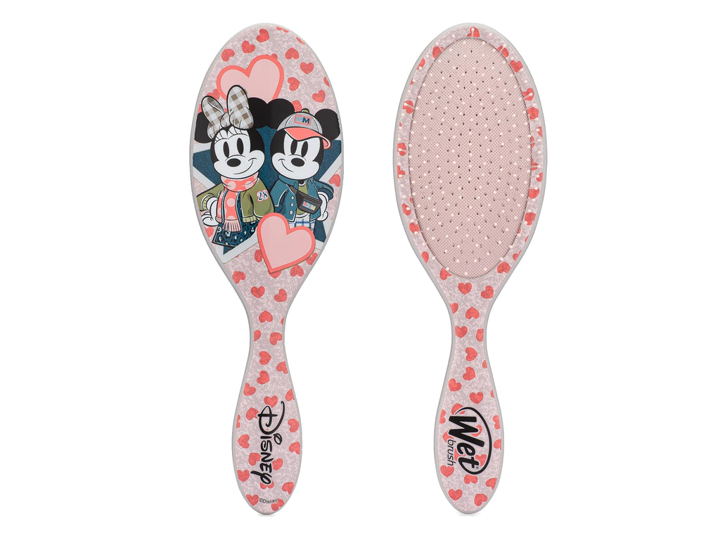 Wet Brush Original Detangler Brush - Disney Mickey Mouse And Minnie Mouse Limited Edition, Wet Brush Disney NZ, Wet Brush Detangler Brush For Use On Wet Or Dry Hair, Wet Brush Detangling Hair Brush With Intelli-Flex Bristles, Mickey & Minnie Hair Brush, Wet Brush, Wet Brush NZ, NZ Professional Salon Supplies, NZ Hair And Beauty 