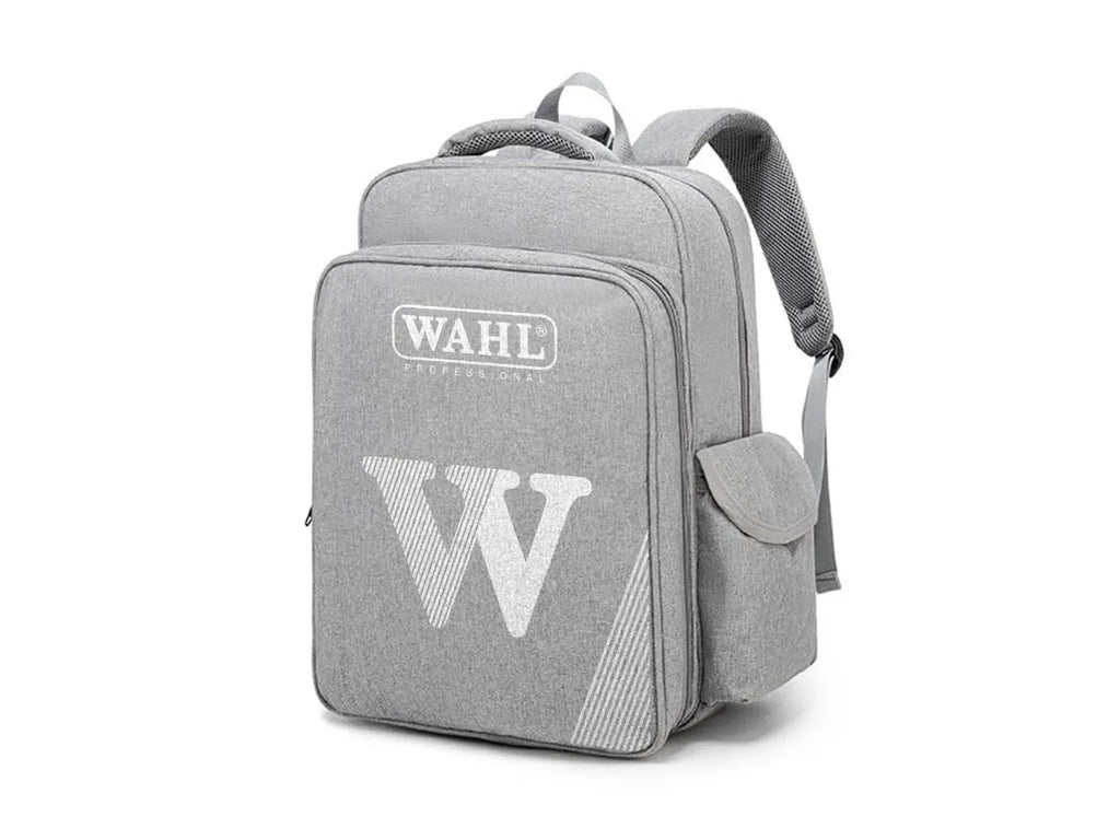 WAHL Barber Backpack, Grey w/White Logo