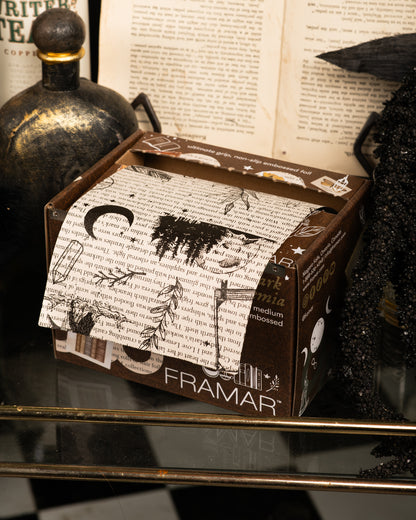 Framar Dark Academia Embossed Roll Foil 97.5m (320ft)