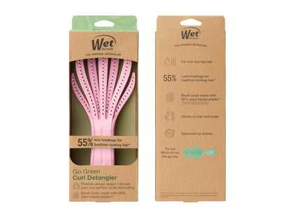 Wet Brush Go Green Curl Detangler - Pink