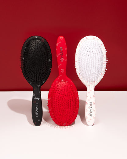 Framar Get Lucky 9PC Detangle Hair Brush Retail Display