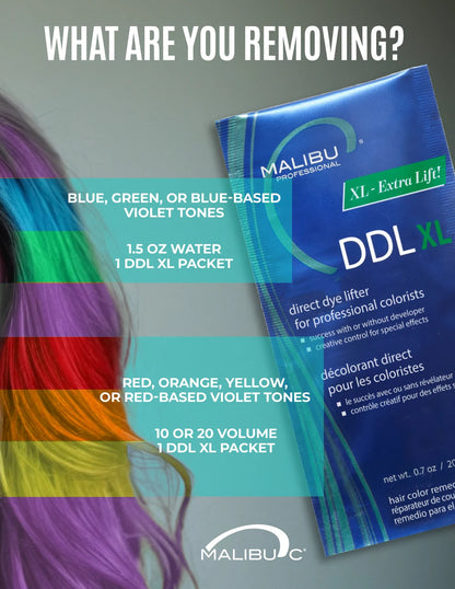 Malibu C DDL XL Direct Dye Lifter Extra Lift 20g Single Sachet