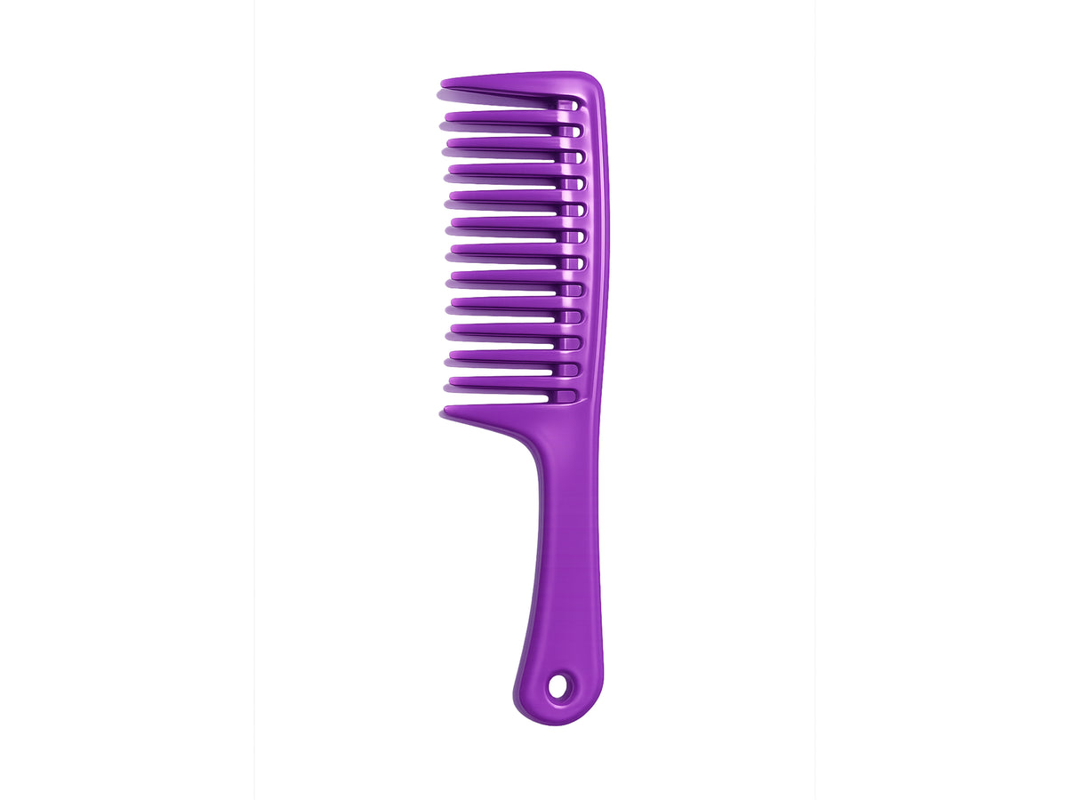 Leader Finishing/Shampoo Comb 215 - Purple