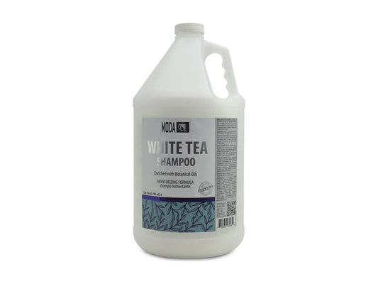 Moda White Tea Shampoo 3.78L (gallon) Bulk Moisturizing Shampoo - Sulfate Free + Silicon Free + Alcohol Free, Moda Moisturizing Shampoo Sulfate - Silicon - Drying Alcohol Free & Cruelty Free, Bulk Nourishing & Hydrating Shampoo Suitable For Daily Use, Bulk Salon Shampoo Basin Shampoo & Conditioner, NZ Professional Salon Supplies, Hair Products Online