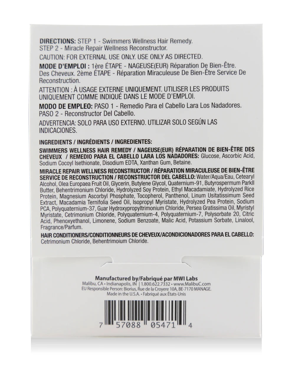 Malibu C Swimmers MiniRehab Packet