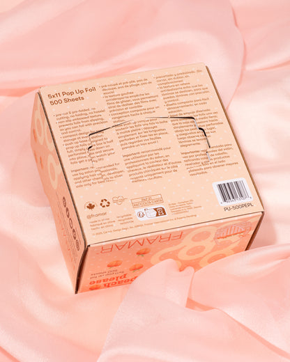 Framar Peach Please Pop Up Foil (500ct) 127 x 280mm (5x11)