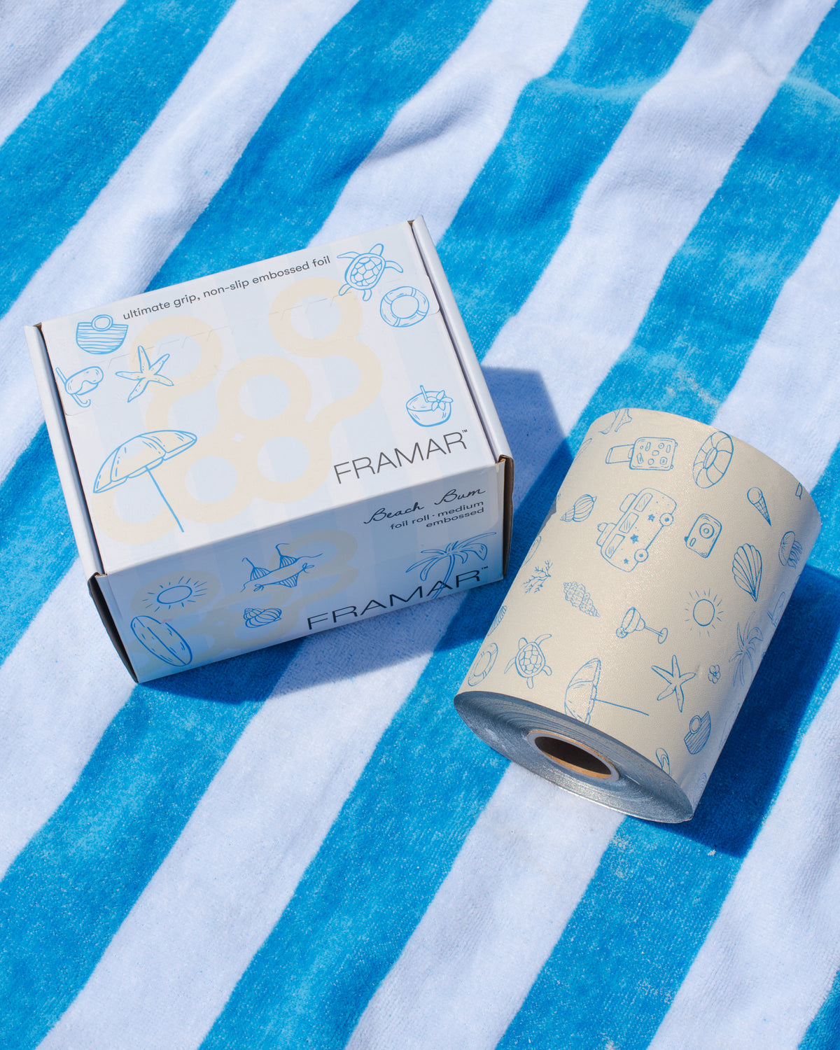 Framar Beach Bum Embossed Roll Foil 97.5m (320ft)