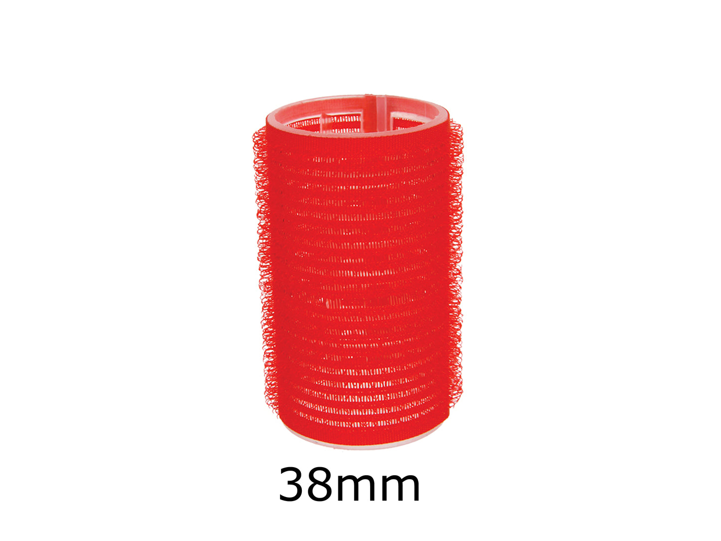 Hair Ware Self Grip Velcro Rollers Medium Red 38mm 8 Pack, Hair Setting Rollers Medium Red 5 Pack, Easy to Use Velcro Hair Rollers, Self Grip Hair Rollers - 38mm, Hair Ware Hair Rollers, Medium Hair Setting Rollers, Professional Salon Supplies NZ