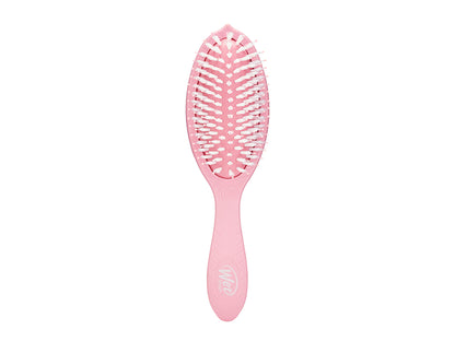 Wet Brush Go Green Treatment And Shine Oil Infused Hair Brush - Pink, Mixed Bristle Pink Wet Brush Infused With Watermelon - Perfect For Dry Hair, Brush Body Made From 58% Plant Based Plastic. Wet Brush Go Green Hair Brush - Good For Your Hair And The Planet