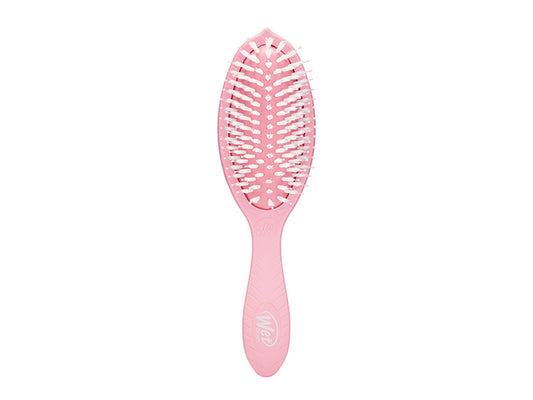 Wet Brush Go Green Treatment And Shine Oil Infused Hair Brush - Pink, Mixed Bristle Pink Wet Brush Infused With Watermelon - Perfect For Dry Hair, Brush Body Made From 58% Plant Based Plastic. Wet Brush Go Green Hair Brush - Good For Your Hair And The Planet