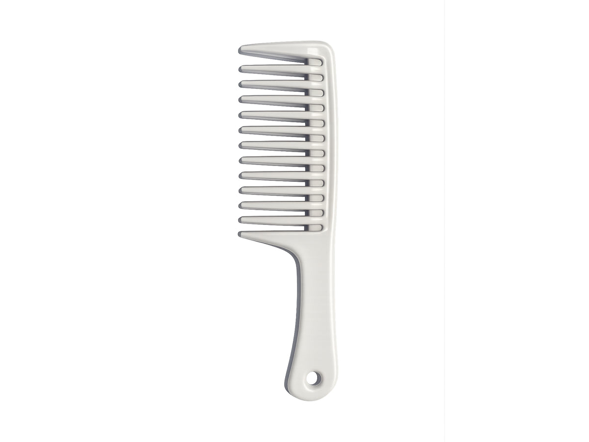 Leader Finishing/Shampoo Comb 215 - White
