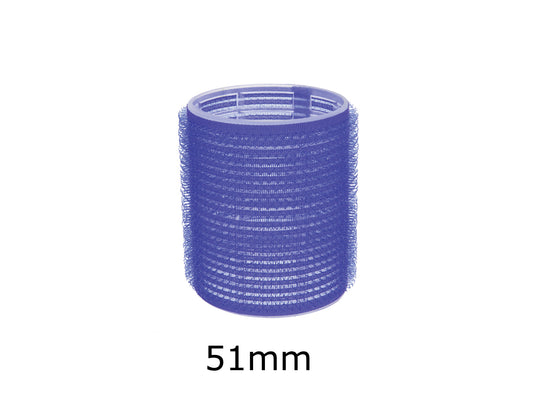 Hair Ware Self Grip Velcro Rollers Large Blue 51mm 4 Pack, Hair Setting Rollers Large Blue 4 Pack, Easy to Use Velcro Hair Rollers, Self Grip Hair Rollers - 51mm, Hair Ware Hair Rollers, Large Hair Setting Rollers, Professional Salon Supplies NZ