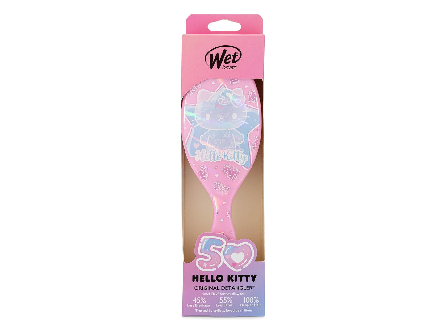 Wet Brush Original Detangler Hello Kitty 50th Birthday - Pink