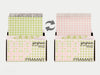 Framar Gingham Switch Pink/Green Pop Up Foil (500ct) 127 x 280mm (5x11) (12pc CARTON)