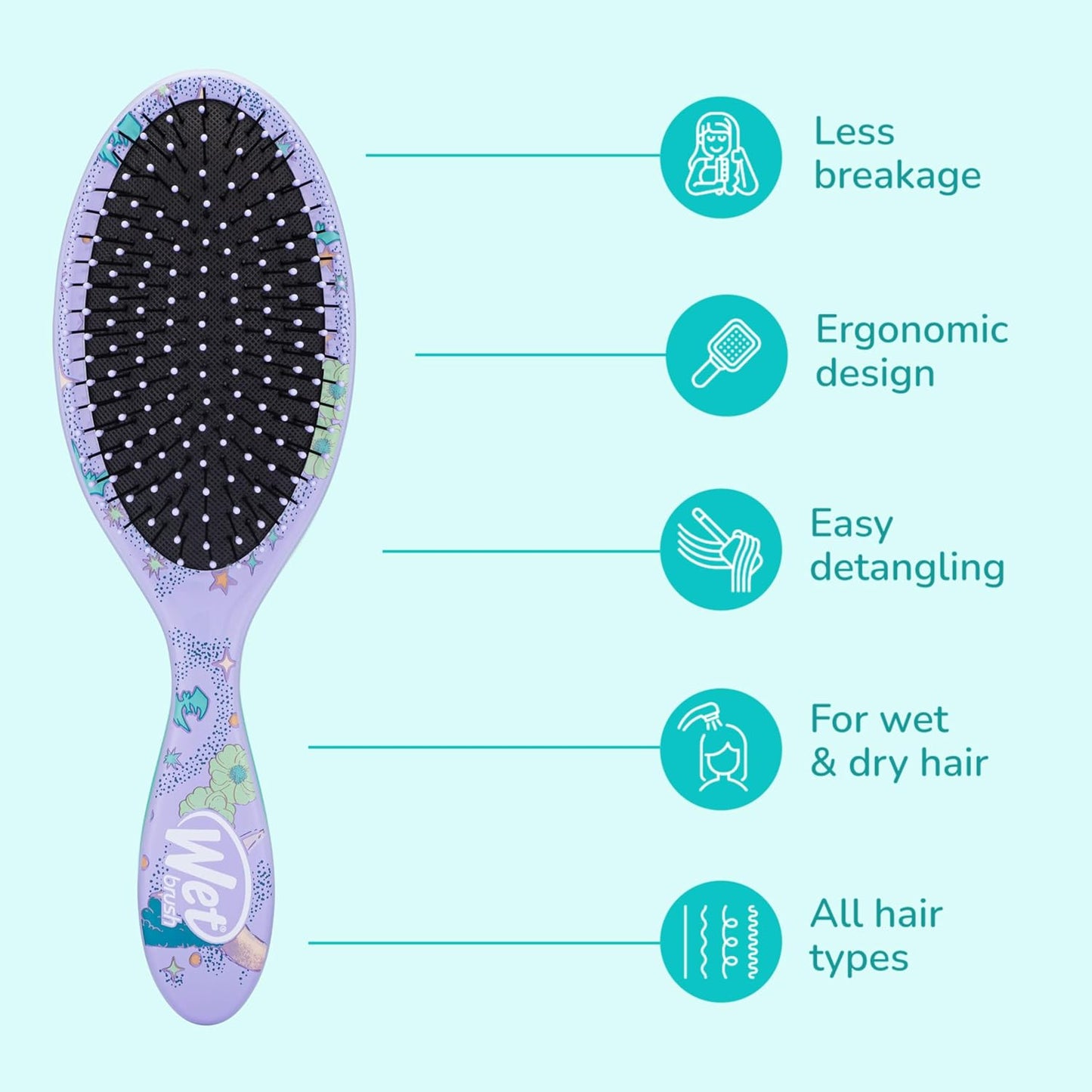 Wet Brush Original Detangler Nightmare Before Christmas Duo - Sally