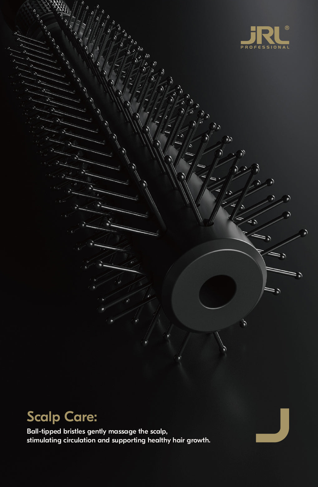 JRL Barber Round Brush 15mm