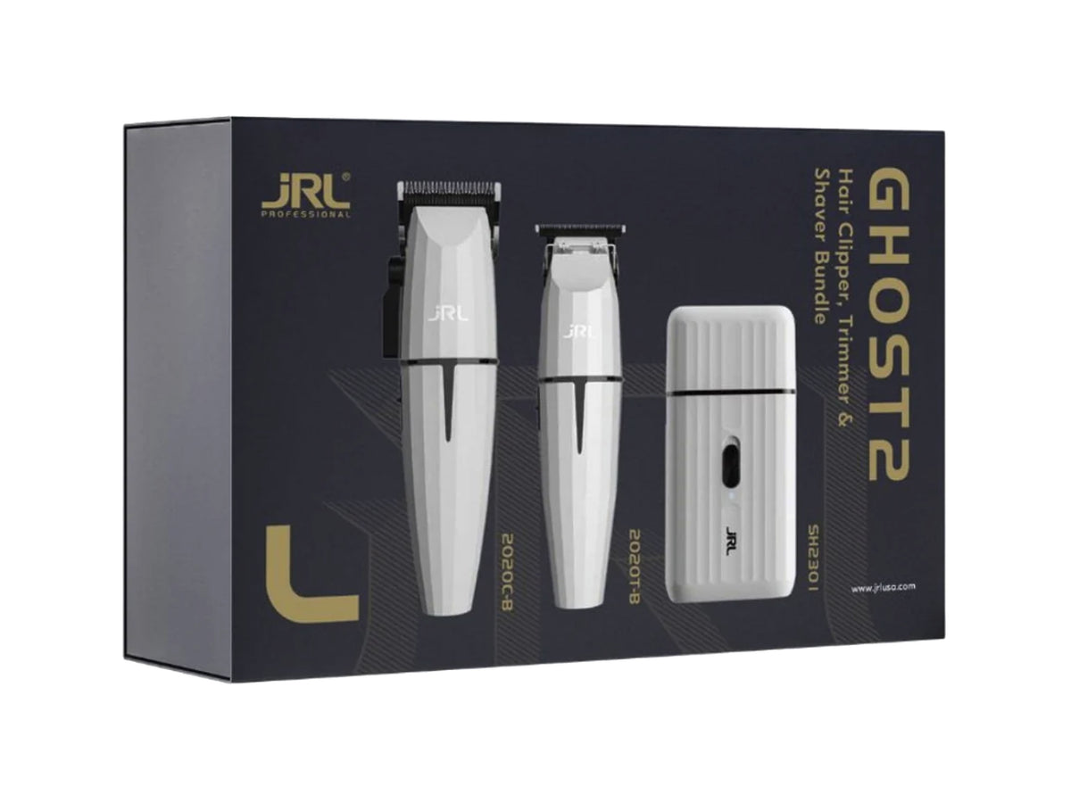 JRL Professional Onyx Ghost Clipper, Trimmer & Shaver Trio Kit