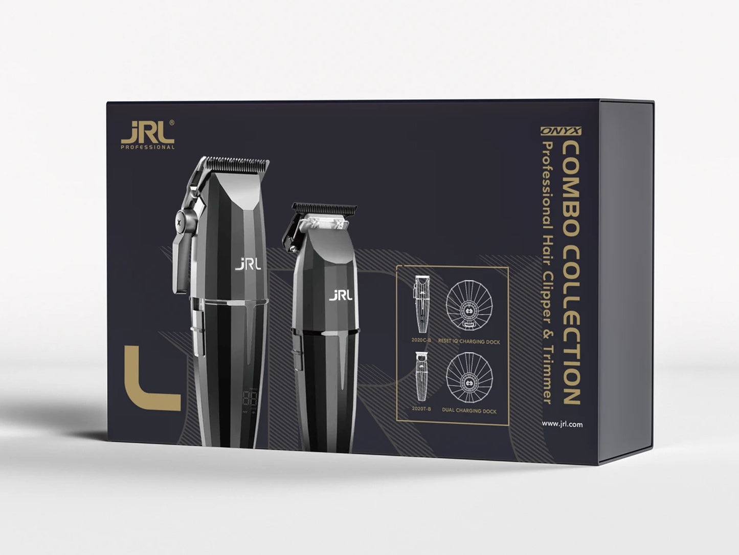 JRL Onyx Clipper & Trimmer Duo Kit - Black