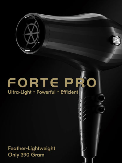 JRL 2020L Forte Pro 'Feather-Lightweight' Hair Dryer - Black