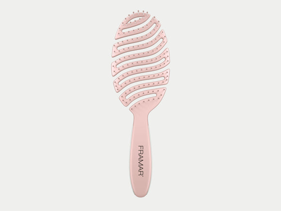 Framar Champagne Flex Brush, Framar Heat Resistant Brush, Flex Brush, Great For Detangling Curly Hair, Kids Detangling Hair Brush, Hair Brush For Extensions, Salon Essentials, NZ Salon Supplies