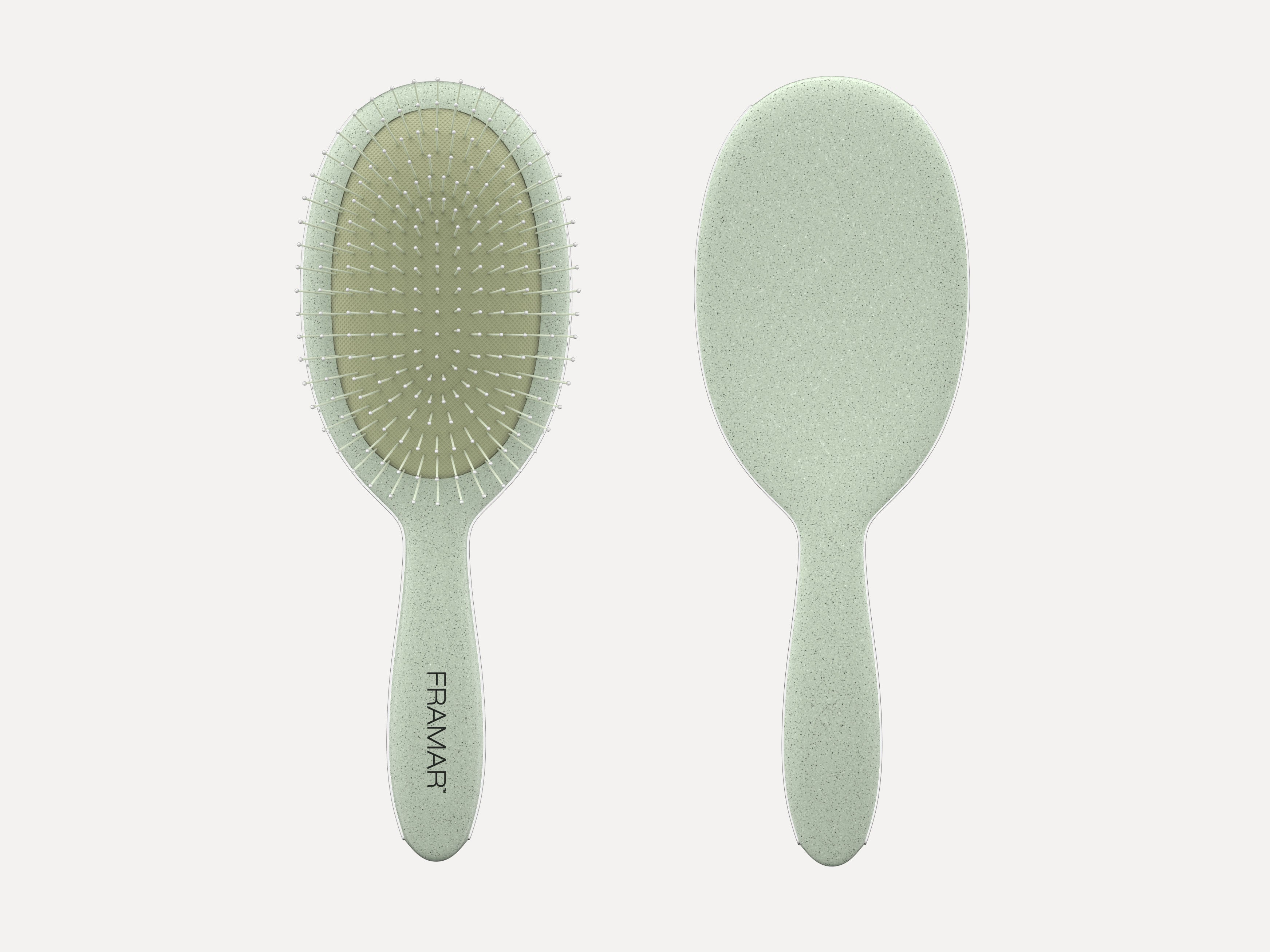 Framar Neutrals Sage Detangle Brush Fig Hair and More