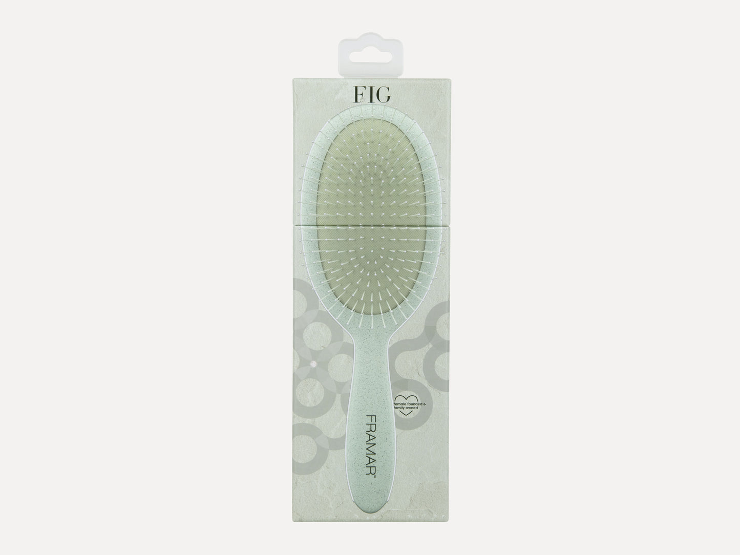 Framar Neutrals Sage Detangle Brush - Fig