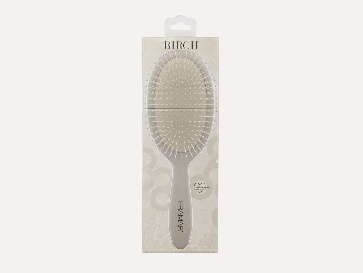 Framar Neutrals Sage Detangle Brush - Birch
