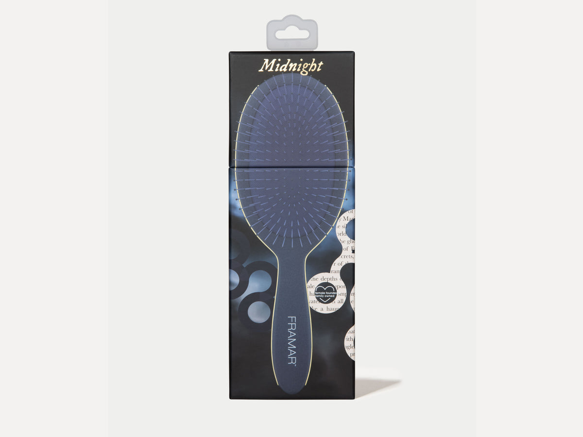 Framar 9pc Detangle Brush Retail Display - Dark Academia