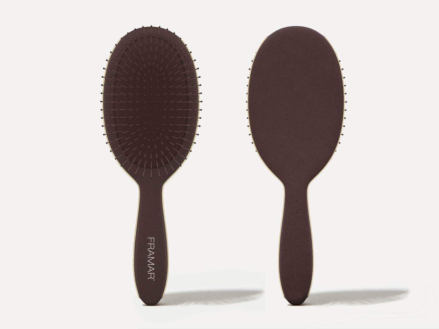Framar Limited Edition Hair Detangling Brush - Mahogany With Gold Detail