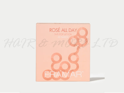 Framar Pop Up Foil (25ct) 127 x 280mm (5x11) Rose All Day - Sample Size Box