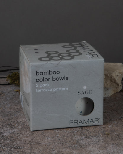 Framar Neutrals Sage Bamboo Colour Bowls (2pk)