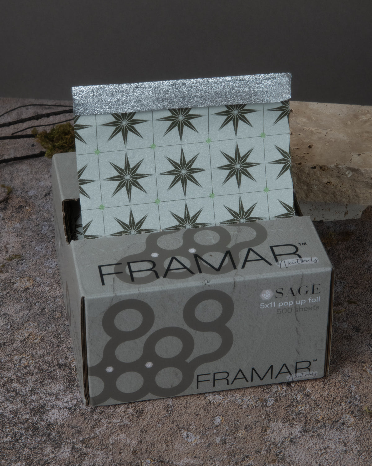 Framar Neutrals Sage Pop Up Foil (500ct) 127 x 280mm (5x11) - Limited Edition