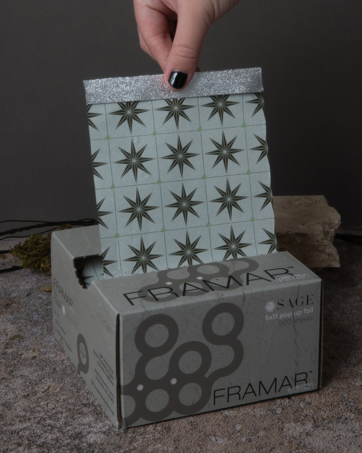 Framar Neutrals Sage Pop Up Foil (500ct) 127 x 280mm (5x11) - Limited Edition