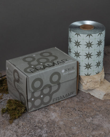 Framar Neutrals Sage Embossed Roll Foil 97.5m (320ft) - Limited Edition