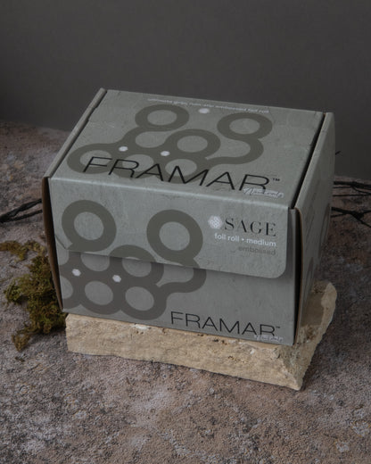 Framar Neutrals Sage Embossed Roll Foil 97.5m (320ft) - Limited Edition