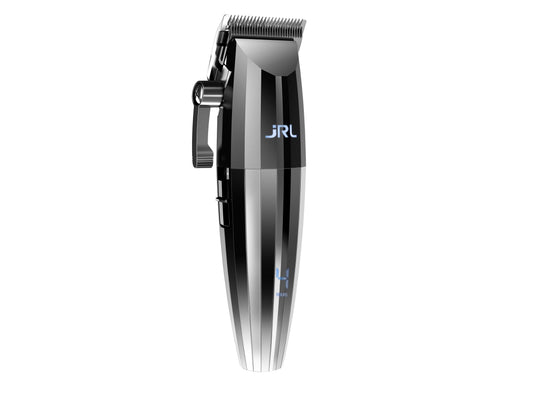 JRL Fresh Fade 2020C Silver Clipper Featuring Cool Blade & Adjustable Blade Speeds From 6,000 - 7,200 rpms, Hair Clippers, JRL Clipper With Adjustable Blade From 0.5 - 3.5mm, Super Quiet Clipper Inludes 10 guard Combs +Oil + Cleaning Brush + Screw Driver + Blade Protector, Authorized JRL Stockist NZ
