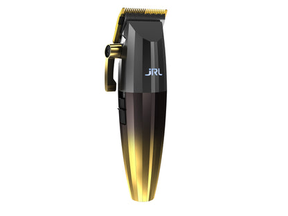 JRL Fresh Fade 2020C Gold Clipper Featuring Cool Blade & Adjustable Blade Speeds From 6,000 - 7,200 rpms, Hair Clippers With Adjustable Blade From 0.5 - 3.5mm, Super Quiet Clipper, Clipper Inludes 10 guard Combs +Oil + Cleaning Brush + Screw Driver + Blade Protector, Authorized JRL Stockist NZ