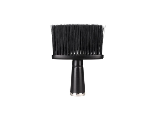 JRL Neck Duster - Perfect For Sweeping Away Loose Hairs After A Hair Cut Or Shave, Fan Design Neck Duster With Silver Detail & Soft Bristles, Authorized JRL Stockist NZ
