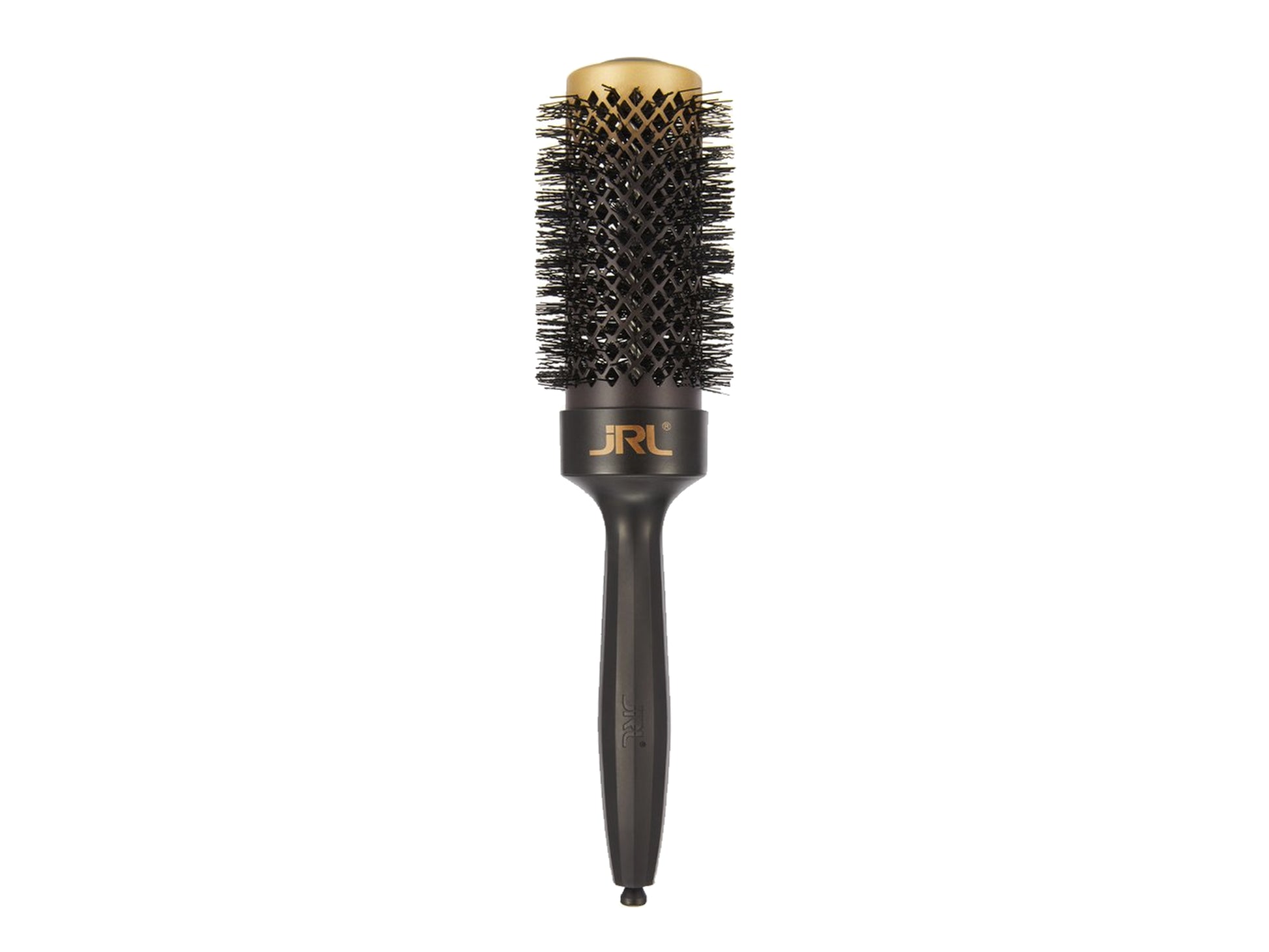 JRL Ceramic Round Brush 43mm Featuring Multiplex Ionic Bristles, Combines Straight Ionic Bristles With Wavy Bristles To Grip The Hair And Maximize Tension For Lift & Shape, Create Smooth, Voluminous Blow Out With JRLs Unique Ceramic Round Brushes, Ionic Graphene-Infused Ceramic Round Brush Barrel Evenly Conducts Heat When Used With Hair Dryer, Authorized JRL Stockist NZ