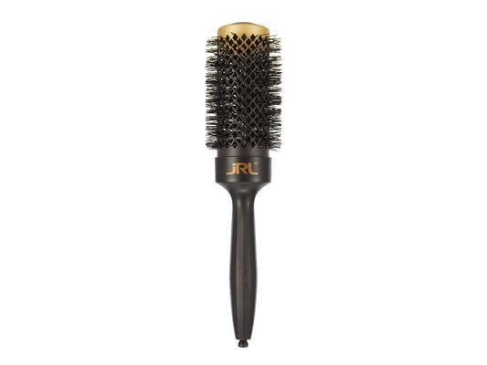 JRL Ceramic Round Brush 43mm Featuring Multiplex Ionic Bristles, Combines Straight Ionic Bristles With Wavy Bristles To Grip The Hair And Maximize Tension For Lift & Shape, Create Smooth, Voluminous Blow Out With JRLs Unique Ceramic Round Brushes, Ionic Graphene-Infused Ceramic Round Brush Barrel Evenly Conducts Heat When Used With Hair Dryer, Authorized JRL Stockist NZ