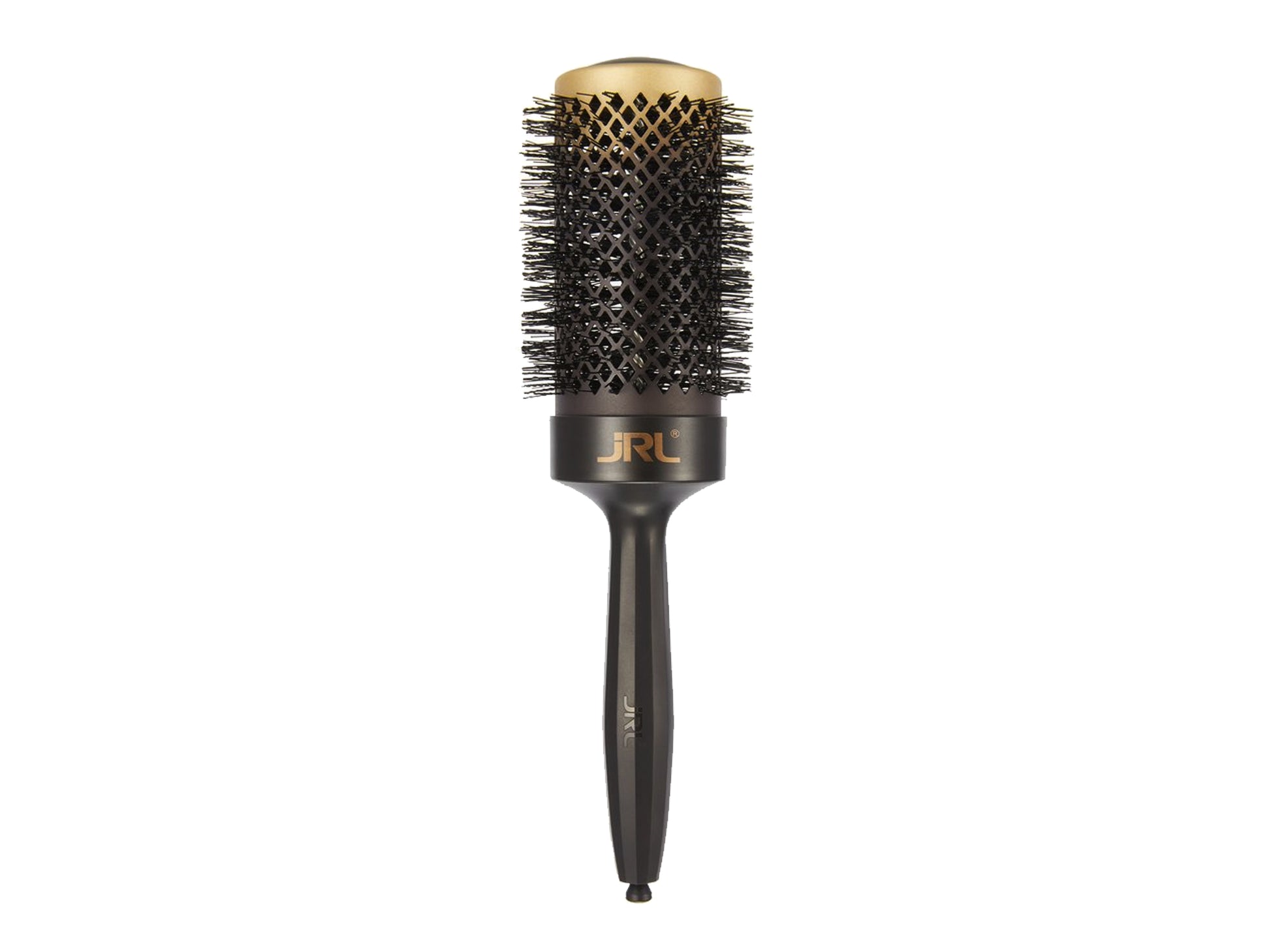 JRL Ceramic Round Brush 53mm Featuring Multiplex Ionic Bristles, Combines Straight Ionic Bristles With Wavy Bristles To Grip The Hair And Maximize Tension For Lift & Shape, Create Smooth, Voluminous Blow Out With JRLs Unique Ceramic Round Brushes, Ionic Graphene-Infused Ceramic Round Brush Barrel Evenly Conducts Heat When Used With Hair Dryer, Authorized JRL Stockist NZ