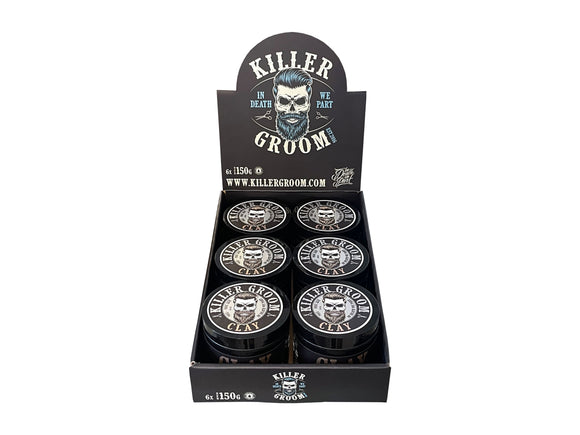 Killer Groom Clay 150g - 6pc in Counter Display Box