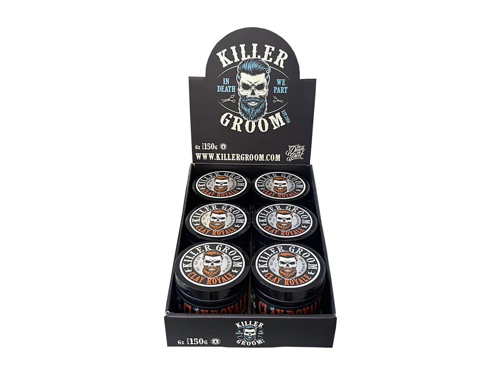 Killer Groom Clay Royale 150g - 6pc in Counter Display Box