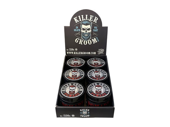 Killer Groom Pomade Original 150g - 6pc in Counter Display Box