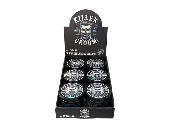 Killer Groom Pomade Strong Hold 150g - 6pc in Counter Display Box