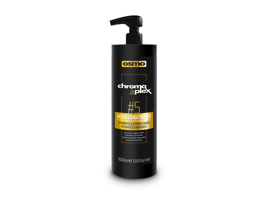 Osmo Chromaplex #5 Bond Conditioner 1000ml, Osmo Plex Conditioner To Strengthen & Hydrate Damaged Hair, Chromaplex Conditioner With Fibre Bond Technology - Sulfate Free For Strengthening & Hydrating Weakened And Damaged Hair, Osmo Haircare NZ, Professional Salon Supplies, Hair Products Online NZ