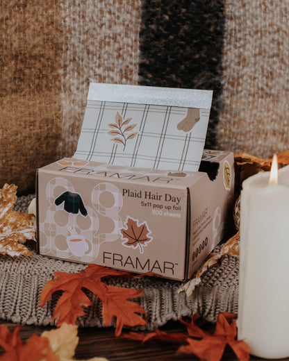 Framar Plaid Hair Day Pop Up Foil (500ct) 127 x 280mm (5x11)