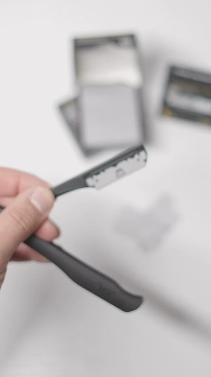 JRL Magnetic Straight Razor - Black