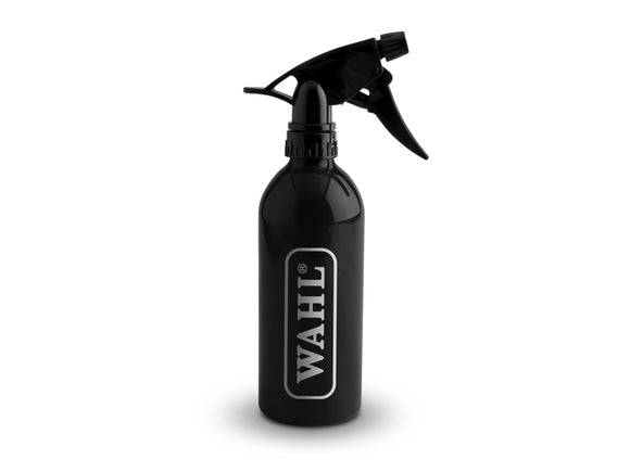 Wahl Barbering Aluminium Water Spray Bottle Black 400ml, Official NZ Wahl Stockist, Wahl Pro AU/NZ, Wahl Clippers, Wahl Trimmers, Wahl Shavers, Wahl Grooming, Wahl Spare Parts, Wahl Accessories, NZ Barber Suppliers, Silver Bullet